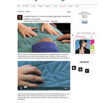 E-textile Pillow for Communication Between Dementia Patients and Family