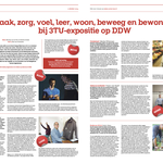 Maak, zorg, voel, leer, woon, beweeg en bewonder bij 3TU-expositie op DDW