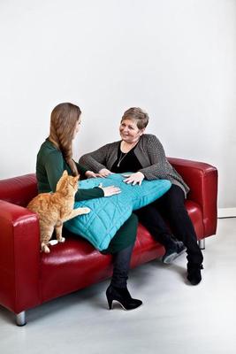 Tactile Dialogues pillow. Photo by Wetzer & Berends